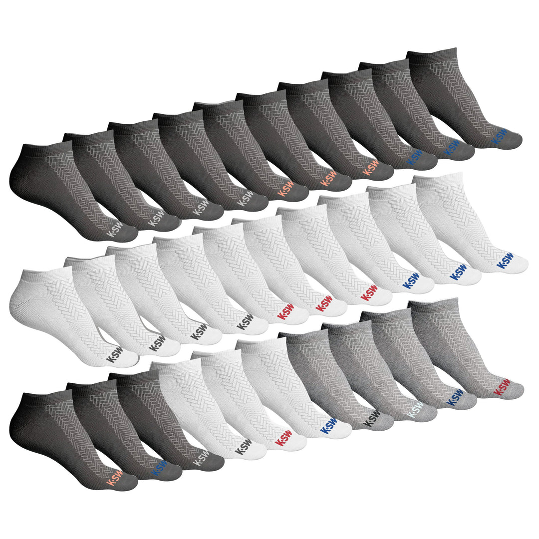 Mens Athletic No Show Ankle Socks 20 Pairs Lightweight Moisture Wicking Size 10-13 Image 6