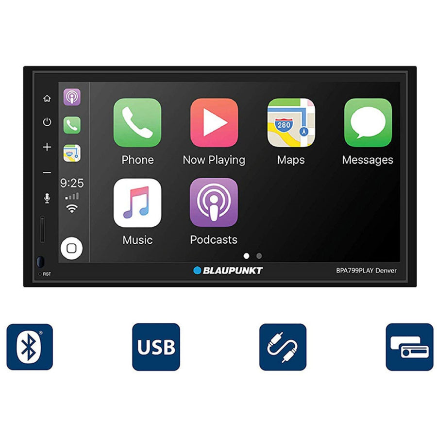 Blaupunkt 2-DIN 6.8" Carplay Android Auto Multimedia Bluetooth Car Receiver Image 1