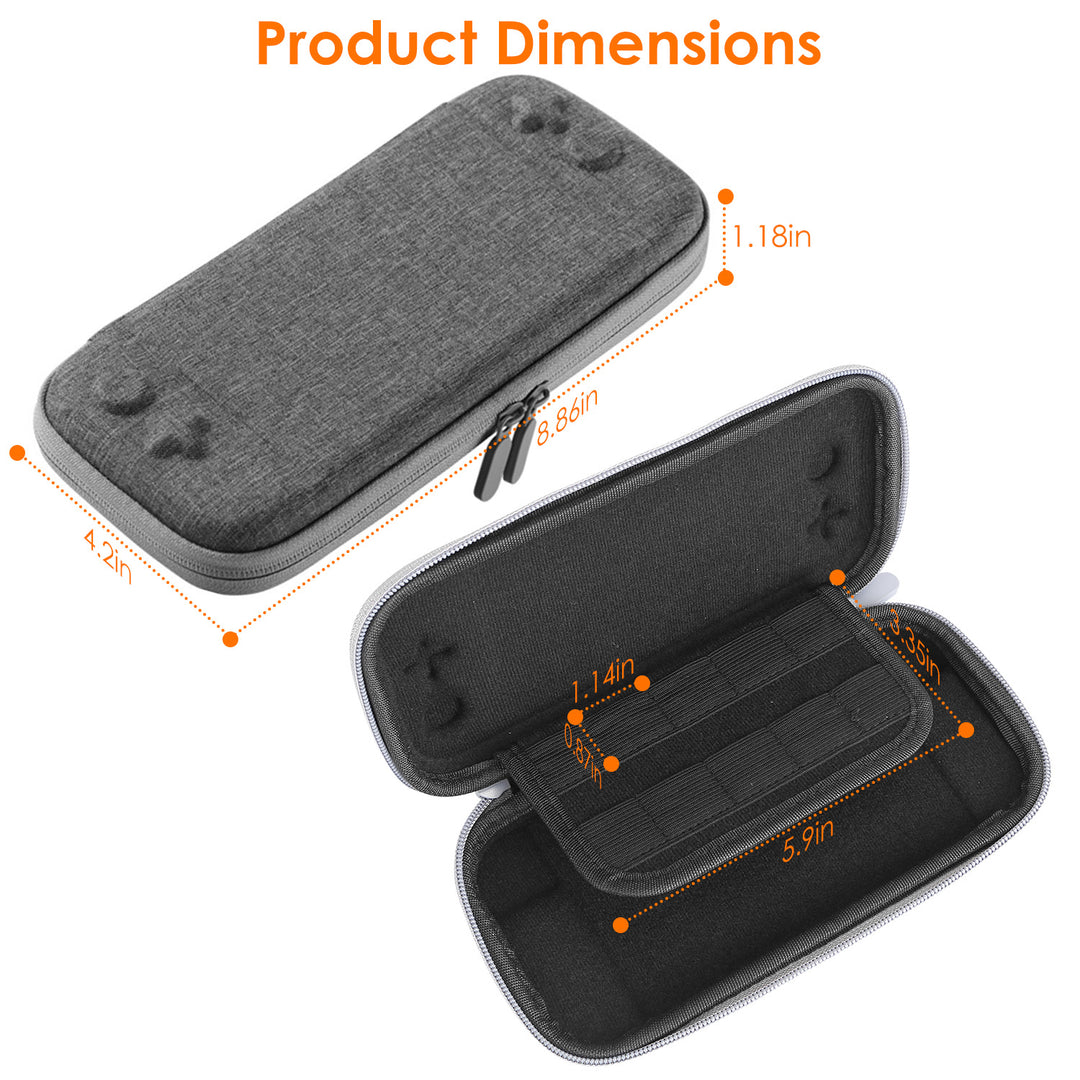 Carrying Case Compatible with Nintendo Switch EVA Hard Shell Console Storage Bag Pouch Case Image 4