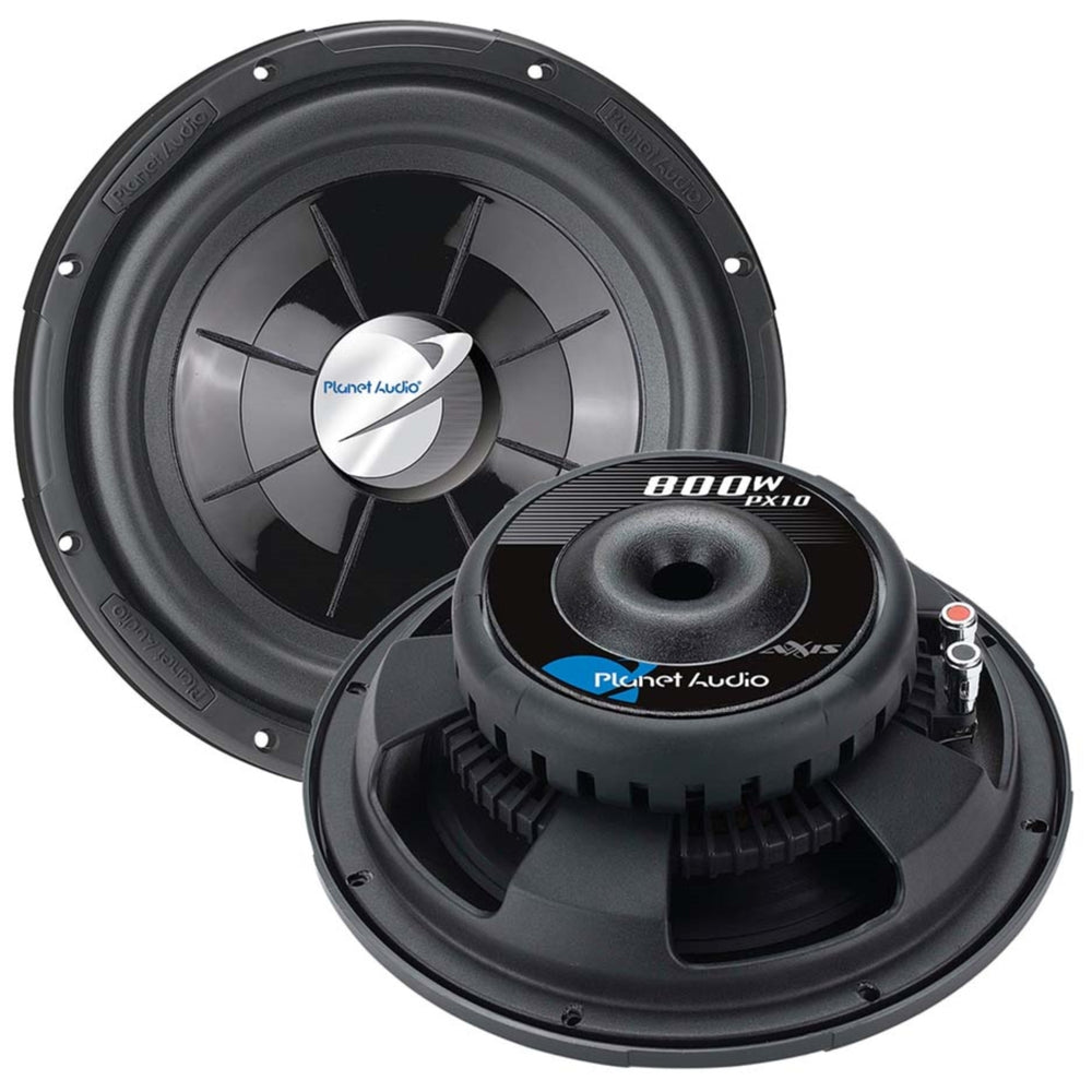 Planet Audio AXIS PX10  10 Inch 800W Single 4 Ohm Shallow Slim Subwoofer 10" S4 Image 2