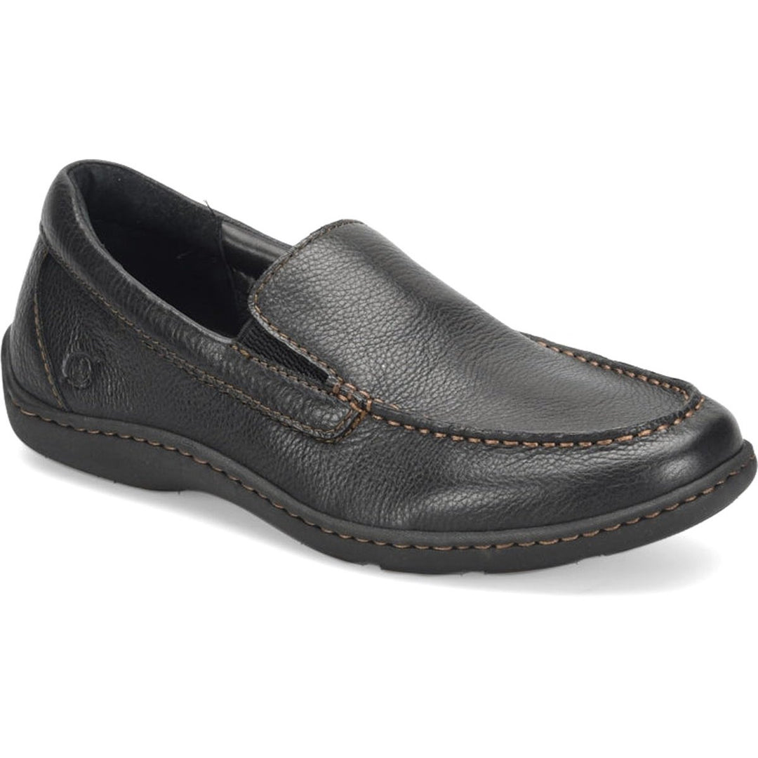 Born Mens Brompton II Slip-On Black - BM0010703 BLACK Image 1