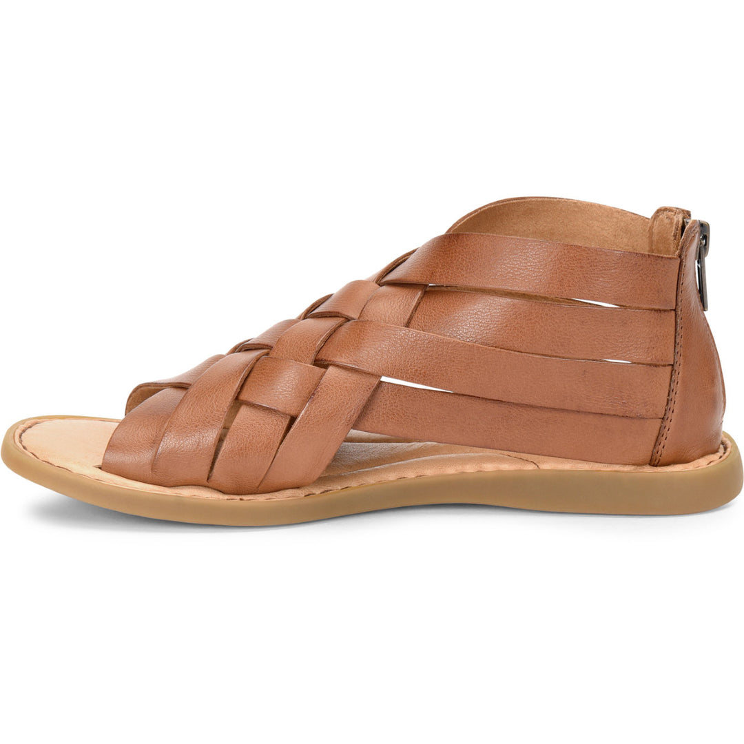 Born Womens Iwa Woven Sandal Cuoio Brown - BR0032906  BROWN Image 3