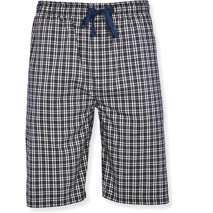 Mens Plaid Flannel Pajama Shorts 3-Pack Elastic Waistband Relaxed Fit Lightweight Image 10