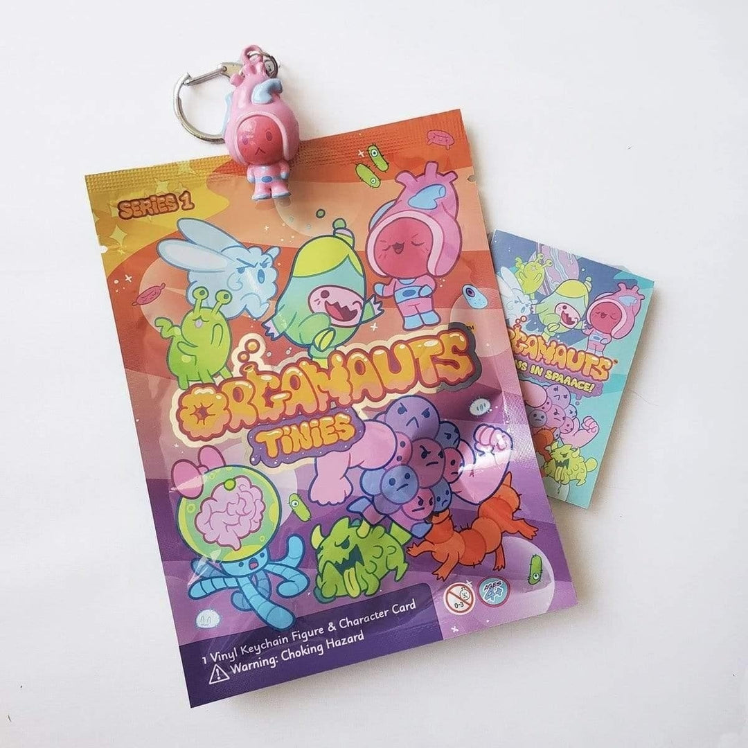 Organauts Tinies Keychain 3pk Collectible Character Surprise Know Yourself Series 1 Image 7