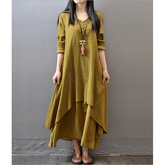 Womens Maxi Tunic Dress Image 1