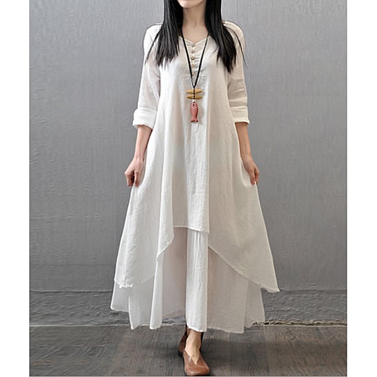 Womens Maxi Tunic Dress Image 1