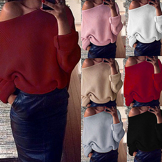 Off-Shoulder Sweater Image 1