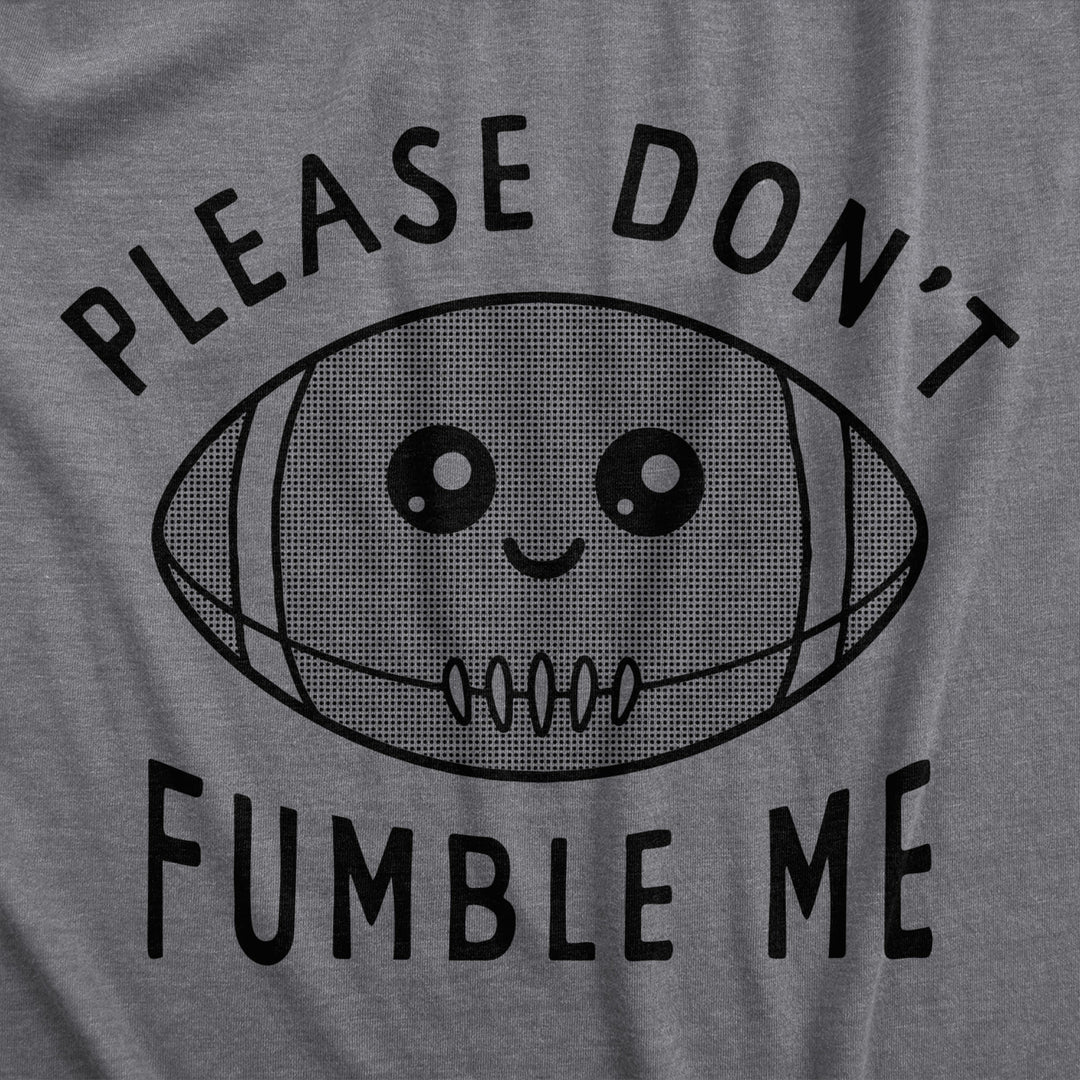 Please Dont Fumble Me Baby Bodysuit Funny Cute Football Joke Jumper For Infants Image 2