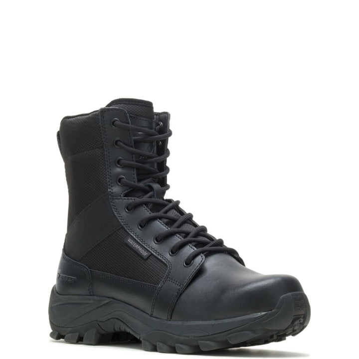 Bates Mens Fuse 8-inch Side Zip Waterproof Boot Black - E06508 BLACK Image 1