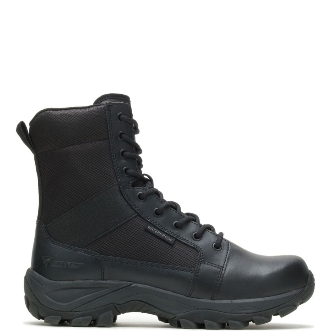 Bates Mens Fuse 8-inch Side Zip Waterproof Boot Black - E06508 BLACK Image 2