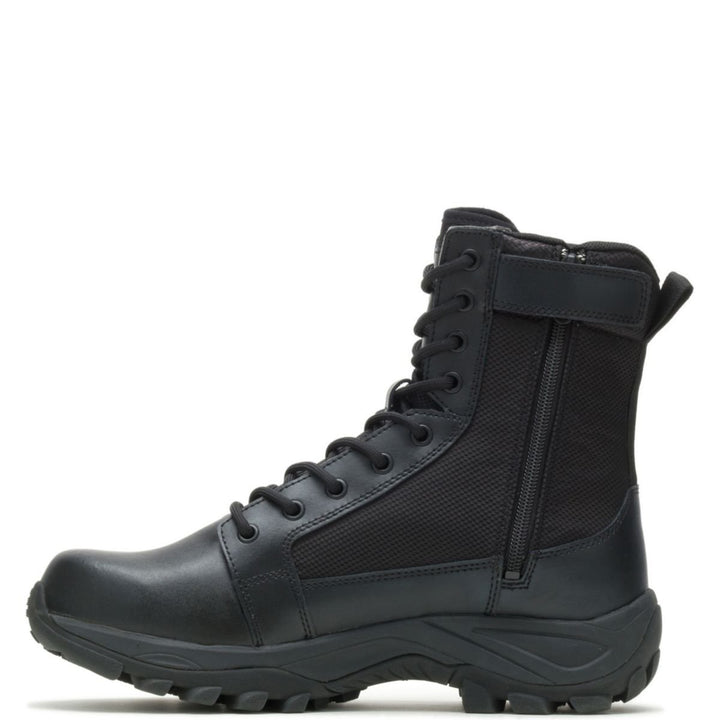 Bates Mens Fuse 8-inch Side Zip Waterproof Boot Black - E06508 BLACK Image 3