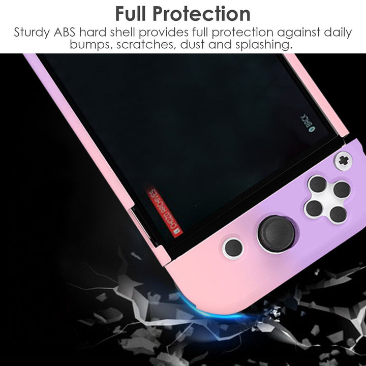 Protective Shell Cover Hard Dockable Case Fit For Nintendo Switch OLED Joy Con Shell Image 4