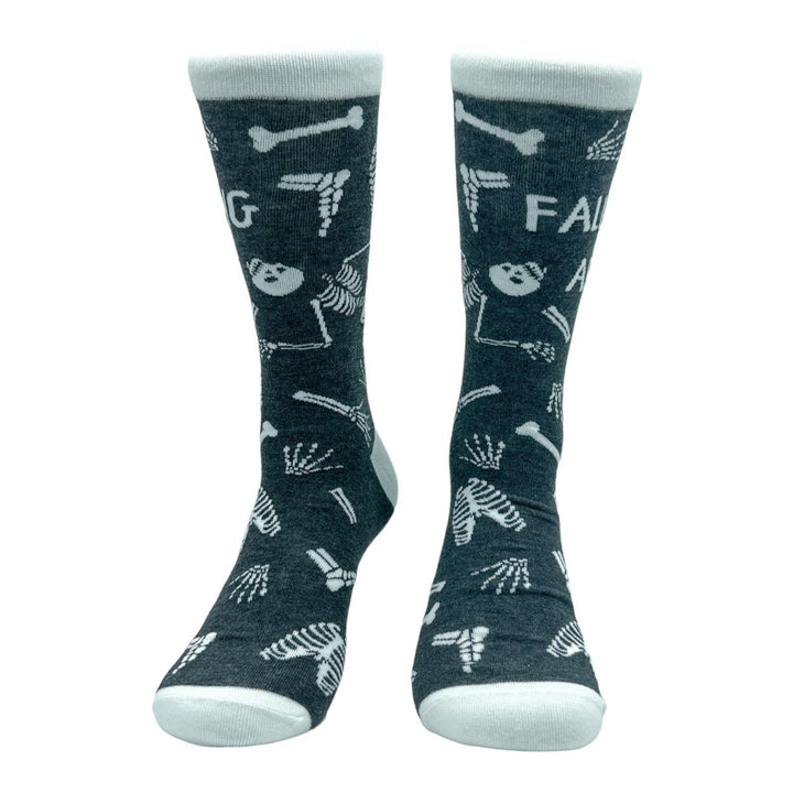 Mens Im Falling Apart Socks Funny Spooky Halloween Skeleton Bones Joke Footwear Image 4