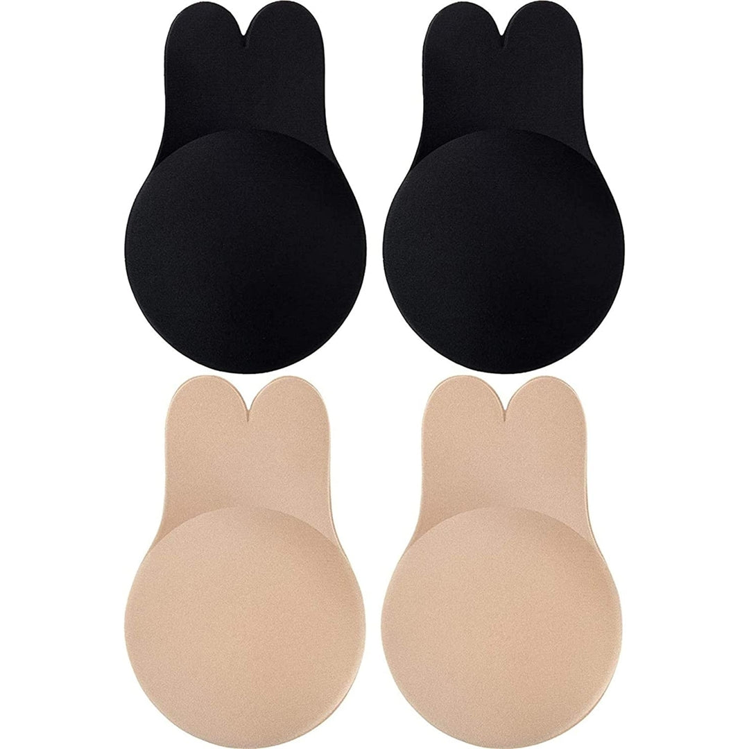 2 Pairs Adhesive BraBreast Lift Strapless Backless Bra for Women Image 1