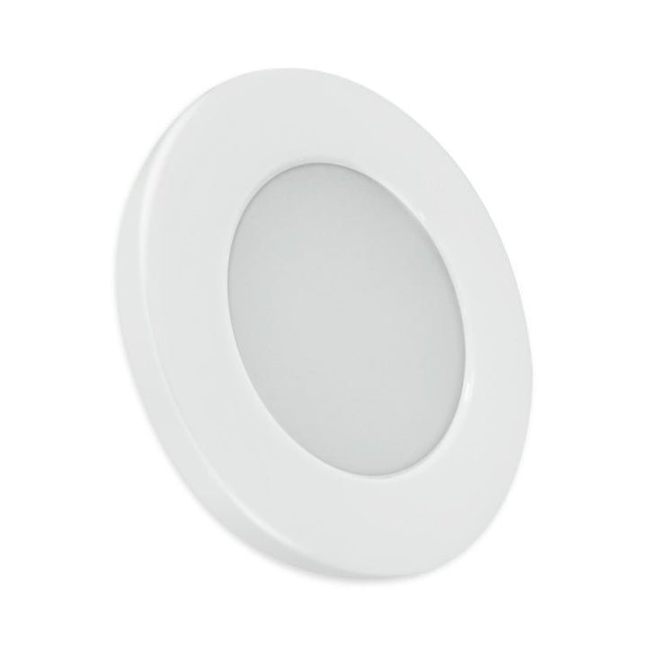 12V LED Recessed Ceiling Light For Rv Cabinet White Shell Warm White X6 Image 3