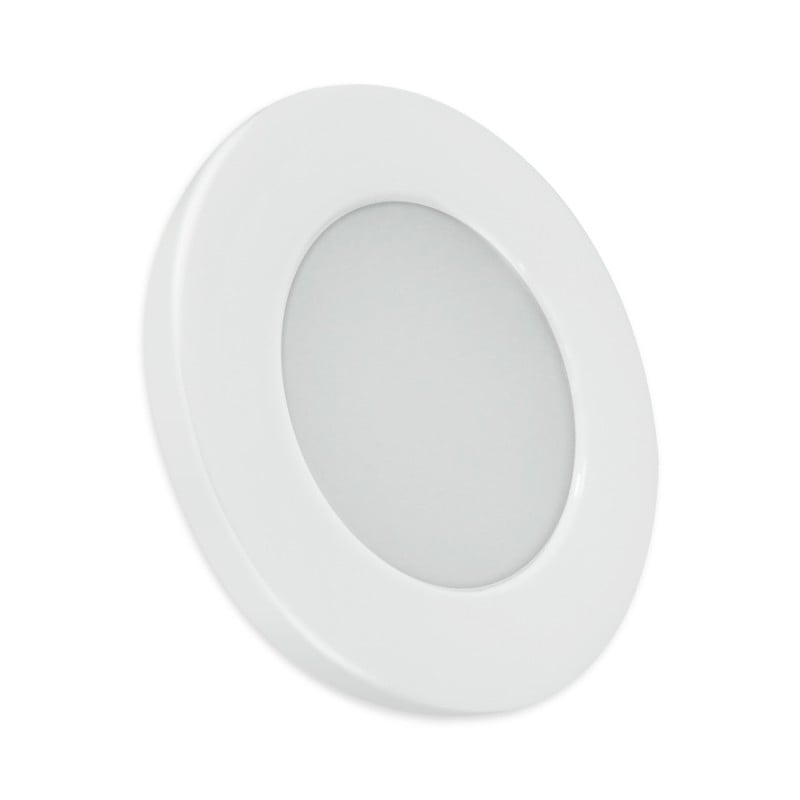 12V LED Recessed Ceiling Light For Rv Cabinet White Shell Cool White X6 Image 3