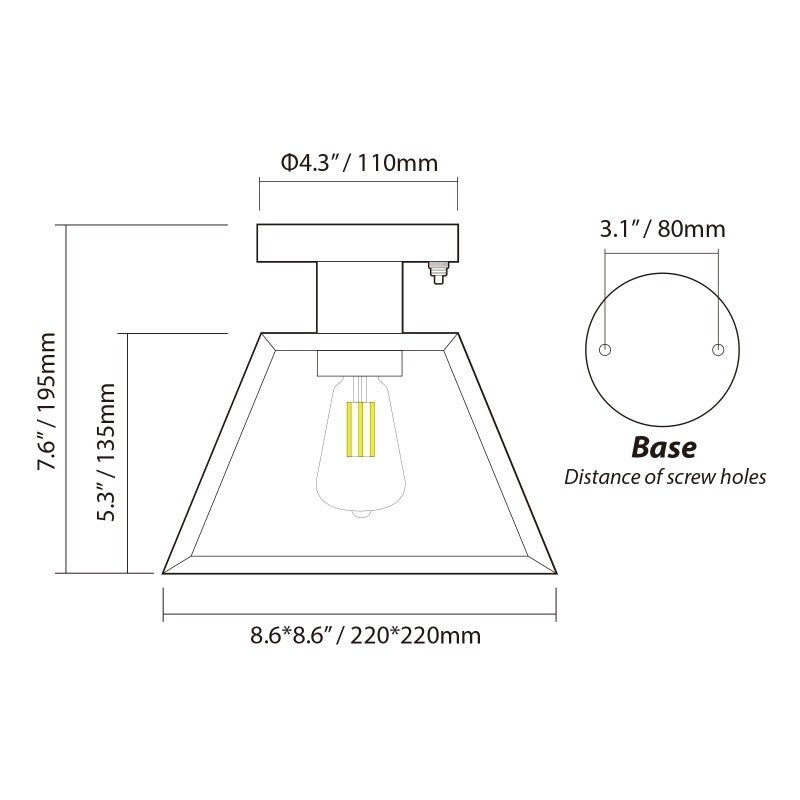 12V LED Retro Dinette Roof Light For Motorhome Image 6