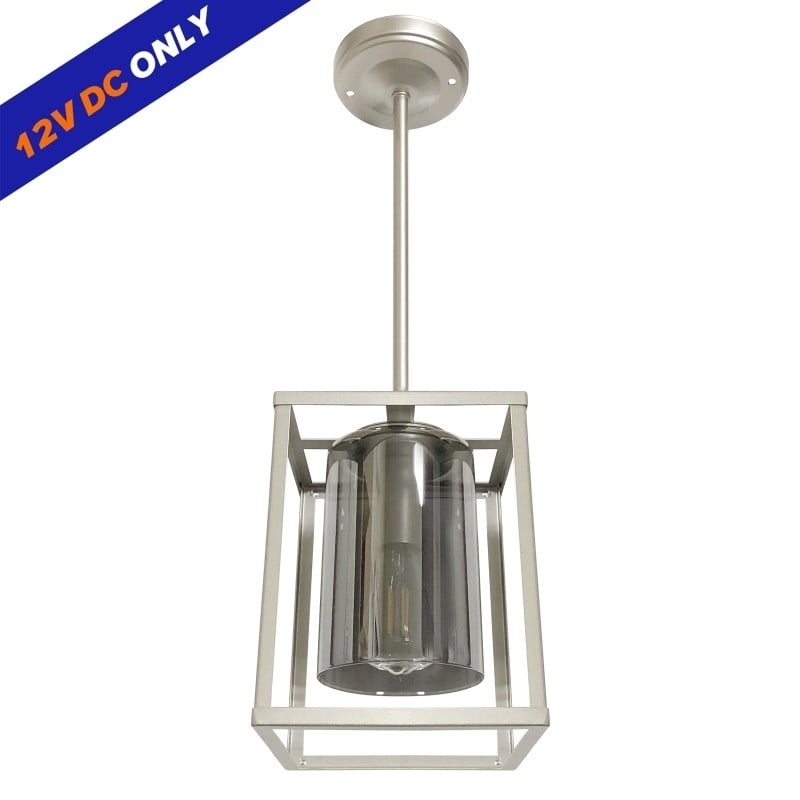 12V Tinted Glass LED Pendant Light Fixture for RV Kitchen Island 3500K Image 3