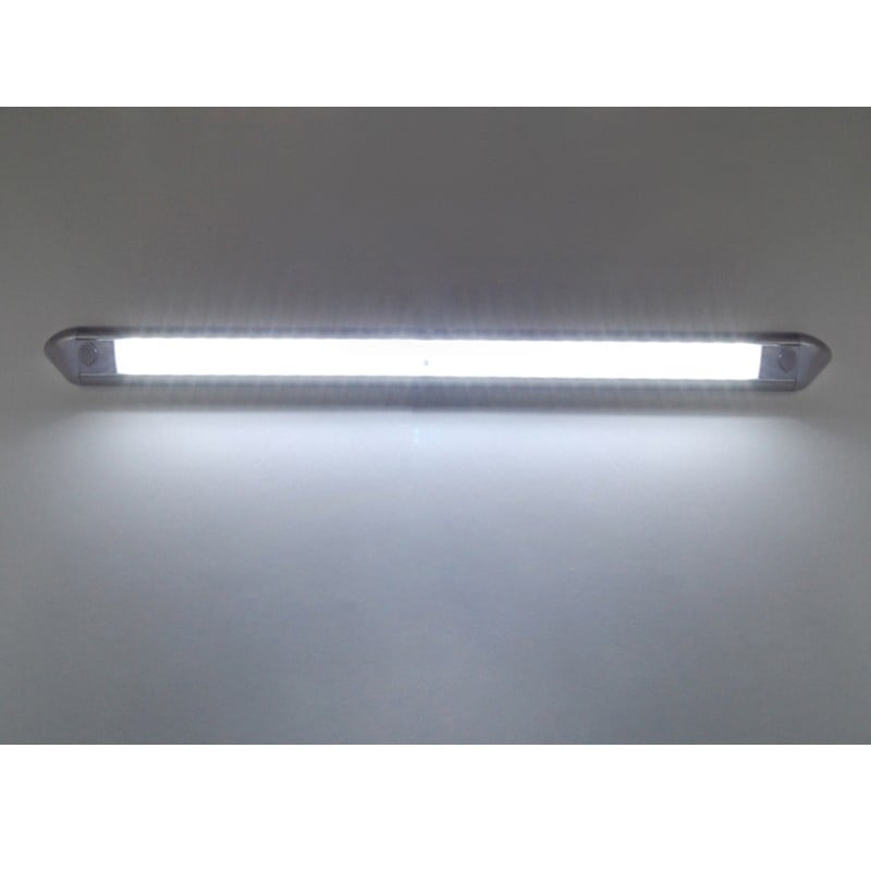 LED Rv Camper Awning Lights 12V Light Bar For Motorhome Silver Shell Strip Lamp Image 6