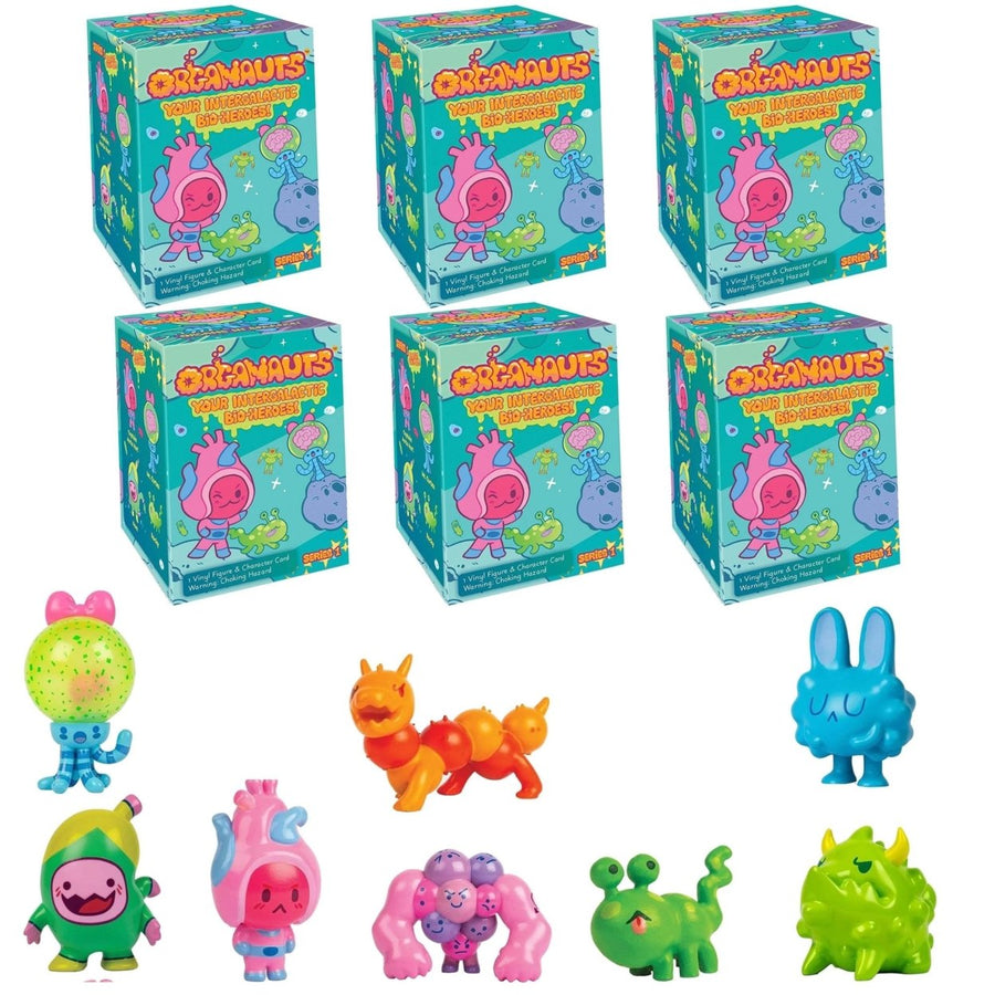 Organauts Organ Learning Toy Figures 6pk Space Bio-Heroes Know Yourself Image 1