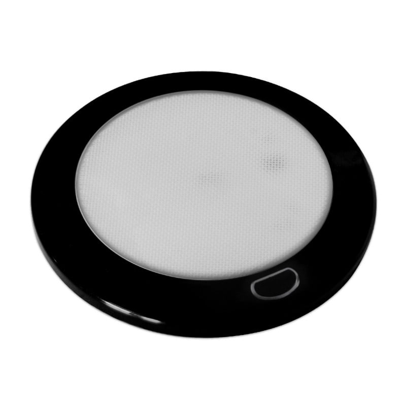 12V 5Inch LED Panel Ceiling Light Fixture For Rv Black Shell Image 1