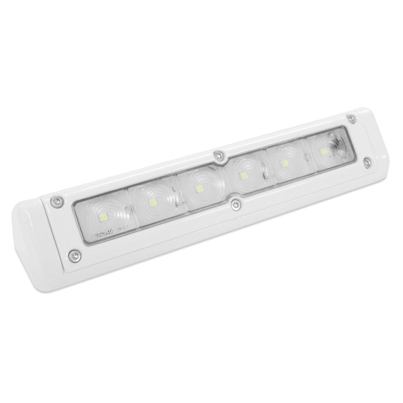 12Volt Waterproof LED Porch Light For Campers Hallway White Shell Image 1