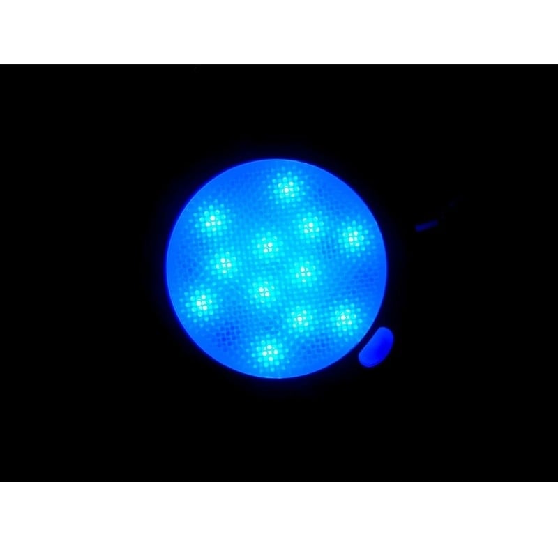 12V 3Inch LED Cabinet Ceiling Light Fixtures For Caravan Blue Lighting Image 2