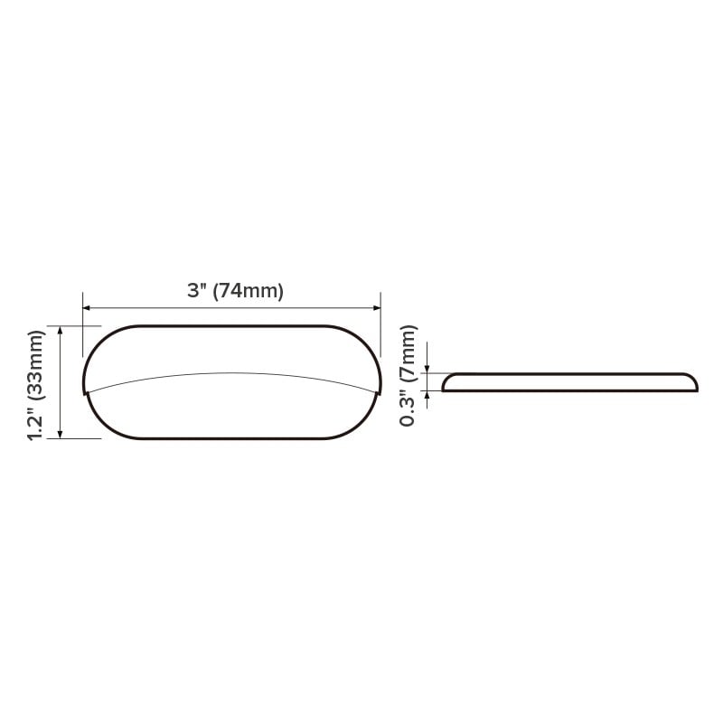 12V 3" Oval LED Courtesy Light Stainless Steel Blue Pack of 2 Marine Outdoor Lighting Image 4