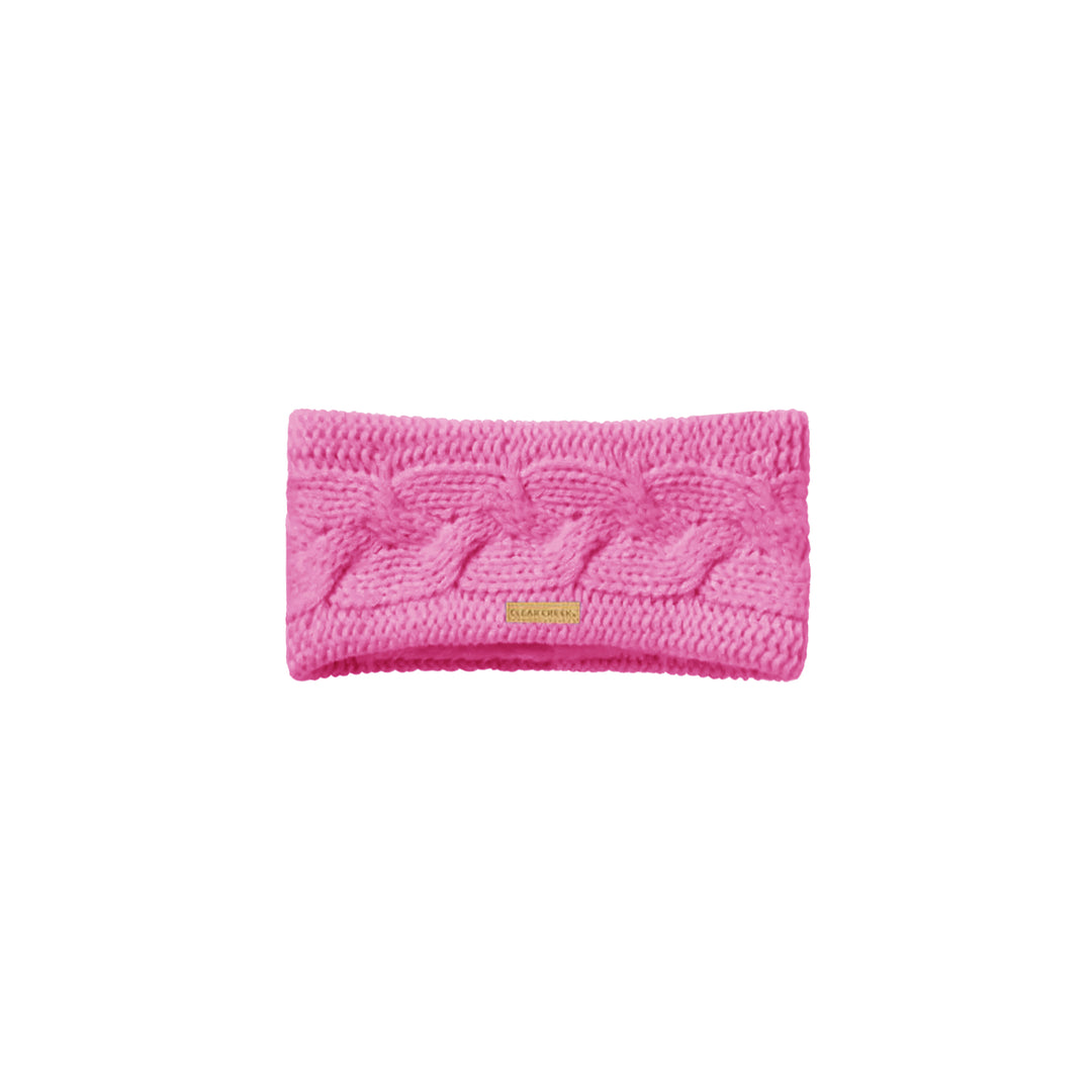 2-Pack: Womens Polar Fleece Lined Popcorn Stitch Knit Ear Warmer Headband Image 10
