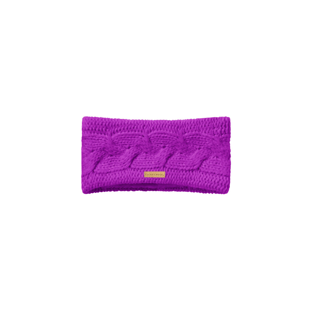 2-Pack: Womens Polar Fleece Lined Popcorn Stitch Knit Ear Warmer Headband Image 11