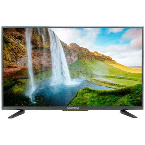 Sceptre 32" Class 720P HD LED TV X322BV-SR Clear QAM USB 2 x HDMI VGA US K1 Image 1