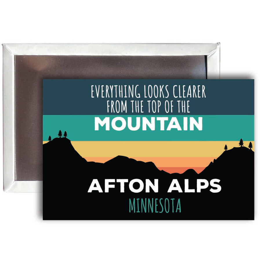 Afton Alps Minnesota 2 x 3 - Inch Ski Top of the Mountain Fridge Magnet Image 1