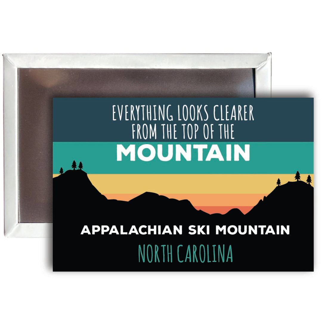 Appalachian Ski Mountain North Carolina 2 x 3 - Inch Ski Top of the Mountain Fridge Magnet Image 1