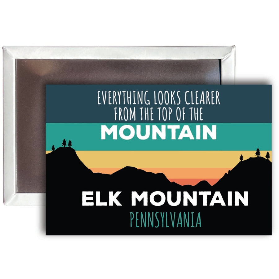 Elk Mountain Pennsylvania 2 x 3 - Inch Ski Top of the Mountain Fridge Magnet Image 1