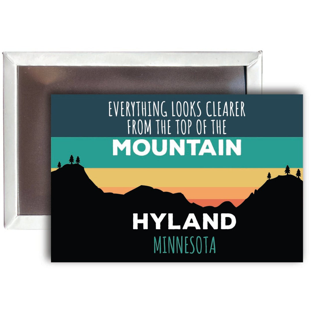 Hyland Minnesota 2 x 3 - Inch Ski Top of the Mountain Fridge Magnet Image 1