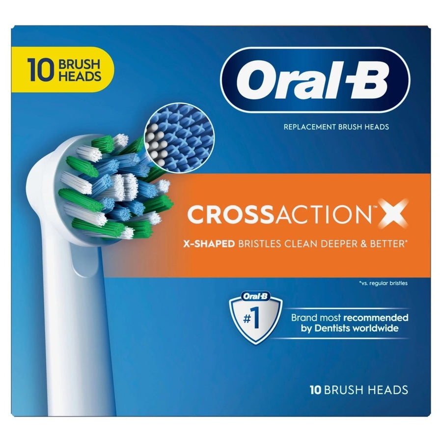 Oral-B CrossAction X Replacement Brush Heads (10 Count) Image 1
