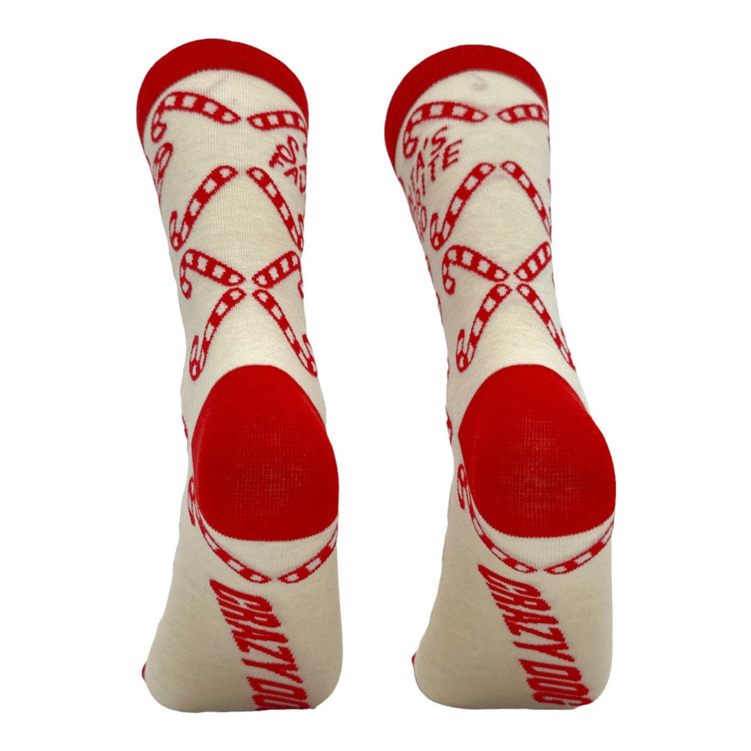 Womens Santas Favorite Ho Socks Funny Offensive Xmas Novelty Footwear Image 6