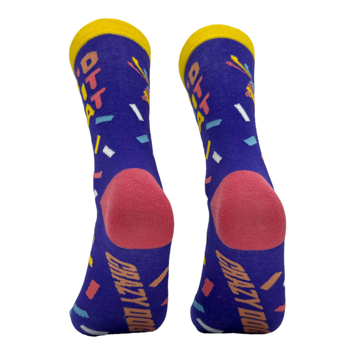 Womens Id Hit That Socks Funny Party Pinata Novelty Joke Footwear Image 4