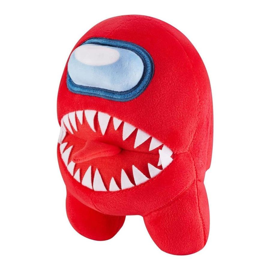 Among Us Plush Red Impostor Teeth Tongue Sticking Out 7" Character Doll PMI International Image 1