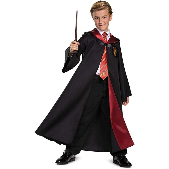 Harry Potter Gryffindor Robe Deluxe Kids size XL 14-16 Cloak Costume Unisex Disguise Image 4