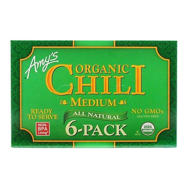 Amys Organic Medium Chili14.7 Ounce (Pack of 6) Image 1