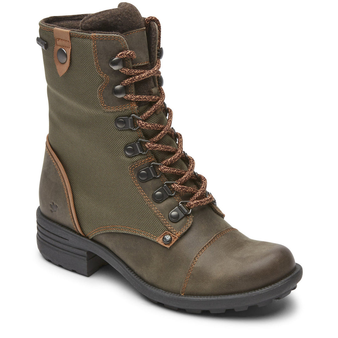 Cobb Hill Womens Brunswick Lace Waterproof Boot Forest Nubuck - CI9530  Forest Nubuck/Textile Wp Eco Image 1