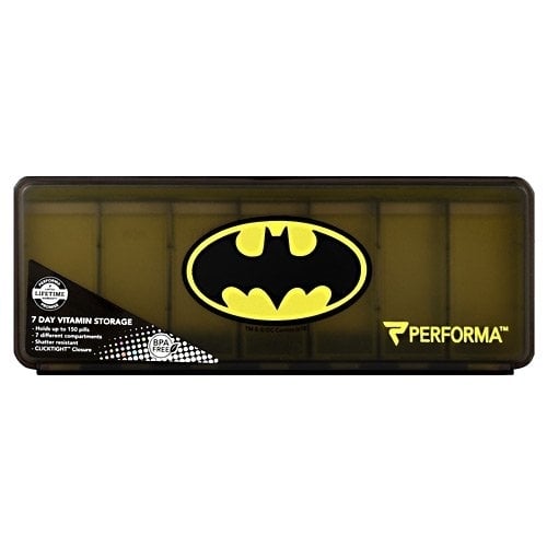 Performa 7-Day Pill Container CaseBatmanDishwasher Safe and BPA-Free Image 4