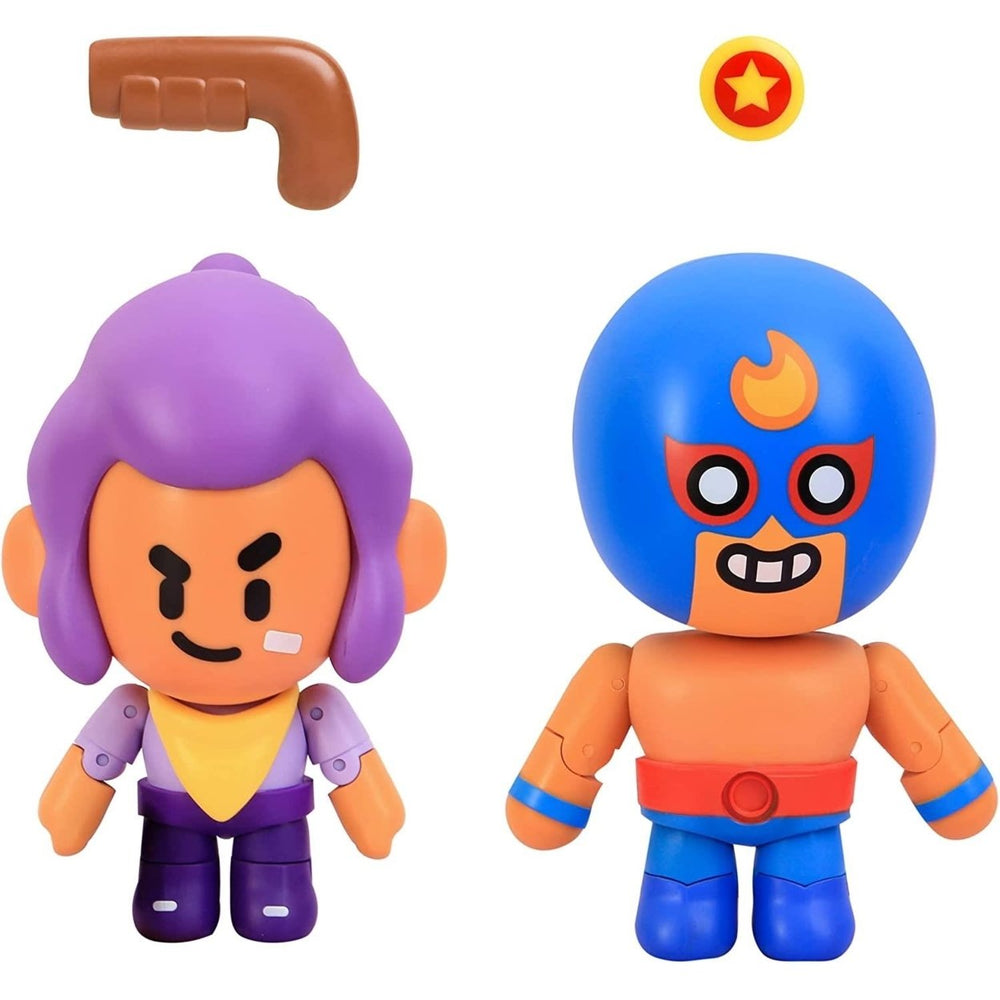 Brawl Stars Shelly El Primo Action Figures Blaster Wrestler Set PMI International Image 2