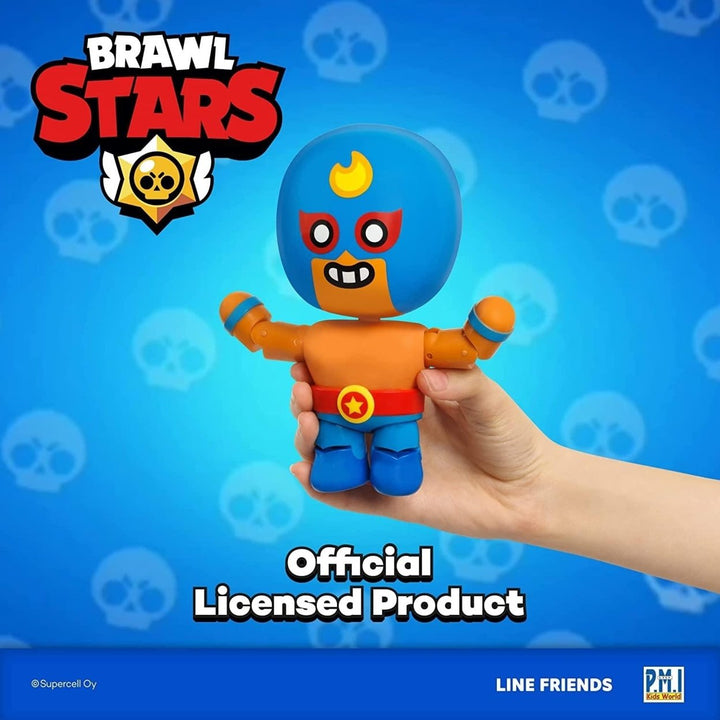 Brawl Stars Shelly El Primo Action Figures Blaster Wrestler Set PMI International Image 3