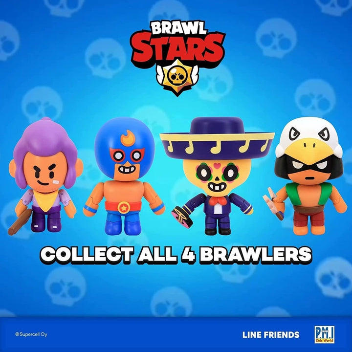 Brawl Stars Shelly El Primo Action Figures Blaster Wrestler Set PMI International Image 4