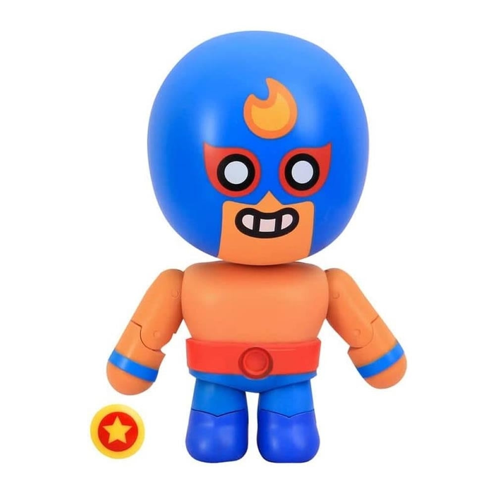 Brawl Stars El Primo Luchador Spanish Wrestler Fighting Belt Figure PMI International Image 2