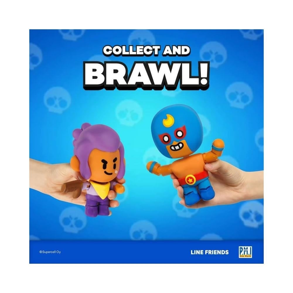 Brawl Stars El Primo Luchador Spanish Wrestler Fighting Belt Figure PMI International Image 3