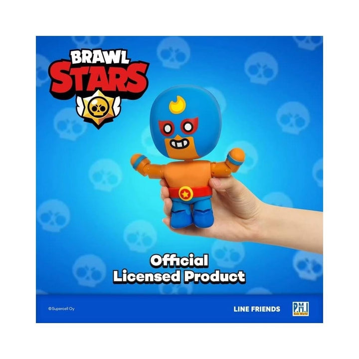 Brawl Stars El Primo Luchador Spanish Wrestler Fighting Belt Figure PMI International Image 4