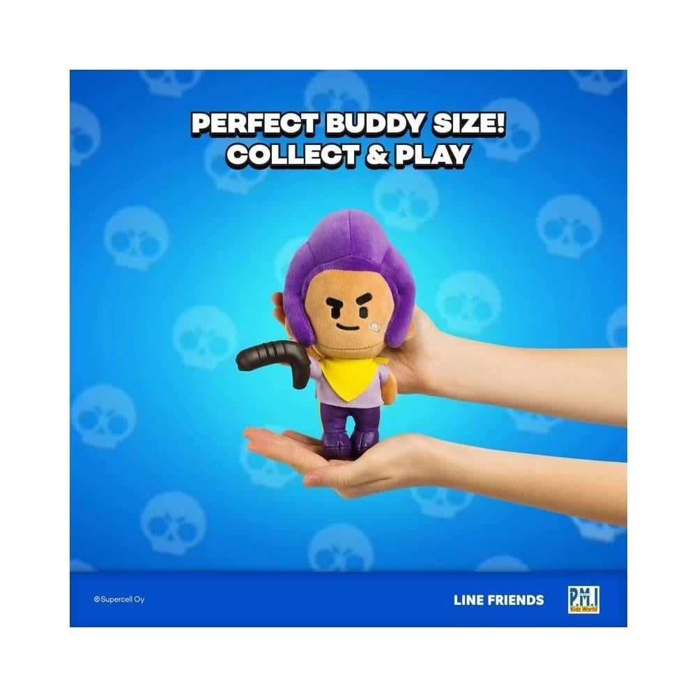 Brawl Stars Shelly Plush Buddy Blaster 7" Doll PMI International Gaming Figure Image 7